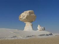 为什么沙漠中有些岩石的形状像蘑菇