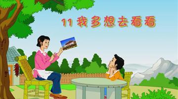 《我多想去看看》课文朗读动漫