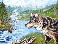 《鹿和狼的故事》课文朗读动漫