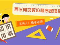 百以内的数位顺序及读写