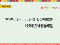 方法运用：运用对比法解决绘制统计图问题