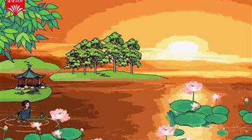 《词两首——如梦令》课文朗读动漫