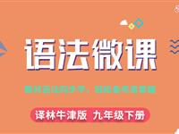 《英语语法微课》九年级下（译林牛津版）